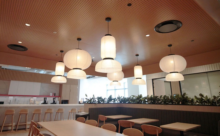 安徽宣城茶水間穿孔吸音板聲學工程-0