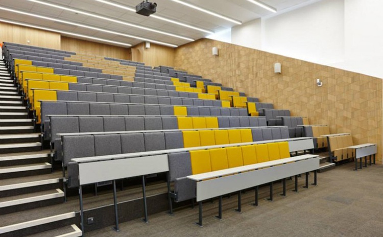 廣西玉林學校報告廳木質吸音板聲學工程-0