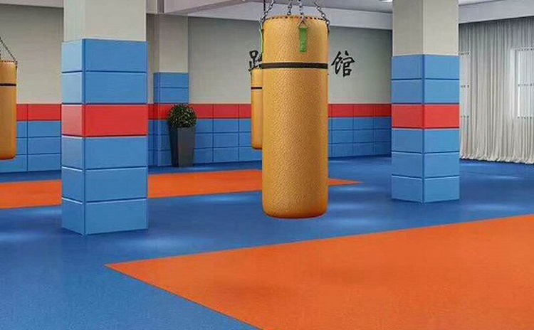 湖北天門(mén)跆拳道館防撞吸音板聲學(xué)工程-1